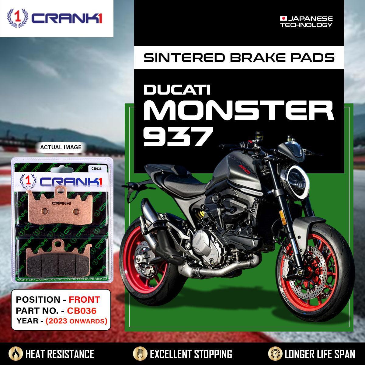 Sintered Brake Pads For Ducati Monster 937 (2023 Onwards) - Front - CB036 - 2 Sets