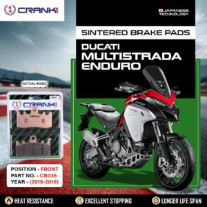 Sintered Brake Pads For Ducati Multistrada Enduro (2016-2019) - Front - CB036 - 2 Sets