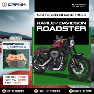 Sintered Brake Pads For Harley Davidson Roadster (2018) - Front - CB046 - 2 Sets