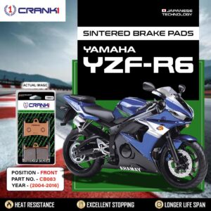 Sintered Brake Pads For Yamaha YZF-R6 (2004-2016) - Front - CB083 - 2 Sets