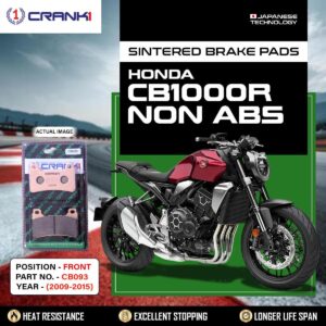 Sintered Brake Pads For Honda CB1000R NON ABS (2009-2015) - Front - CB093 - 2 Sets Required