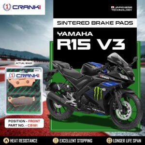 Sintered Brake Pads For Yamaha R15 V3 - Front - CB181 - 1 Set