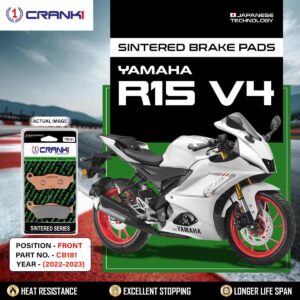 Sintered Brake Pads For Yamaha R15 V4 (2022-2023) - Front - CB181 - 1 Set