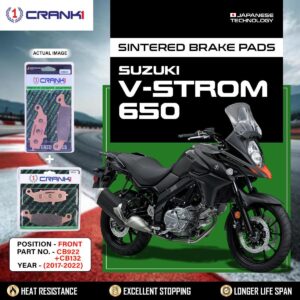 Sintered Brake Pads For Suzuki V-Strom 650 (2017-2022) - Front - CB922 + CB132 - 2 Sets