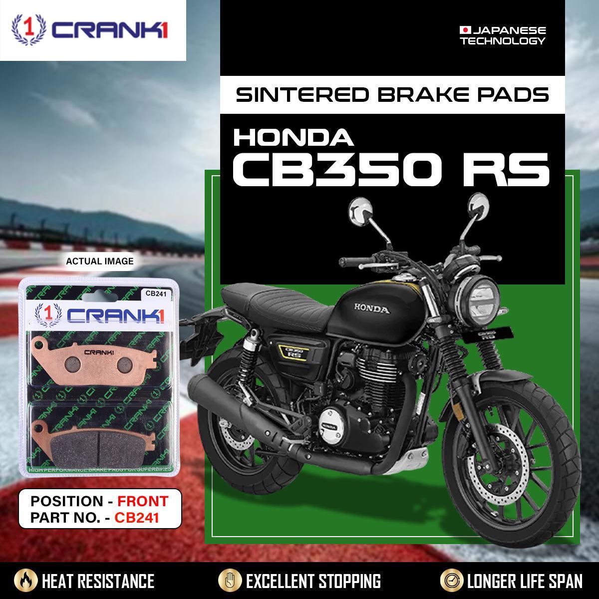 Sintered Brake Pads For Honda CB350 RS - Front - CB241 - 1 Set