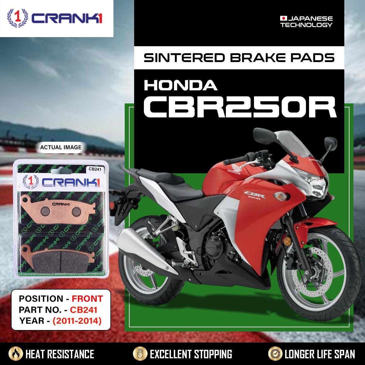 Sintered Brake Pads For Honda CBR250Rξ(2011-2014) - Front - CB241 - 1 Set