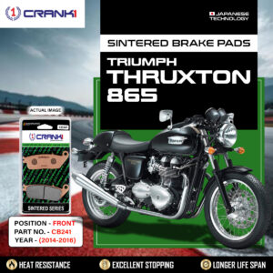 Sintered Brake Pads For Triumph Thruxton 865 (2014-2016) - Front - CB241 - 1 Set