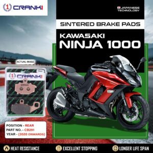 Sintered Brake Pads For Kawasaki Ninja 1000 (2020 Onwards) - Rear - CB291 - 1 Set