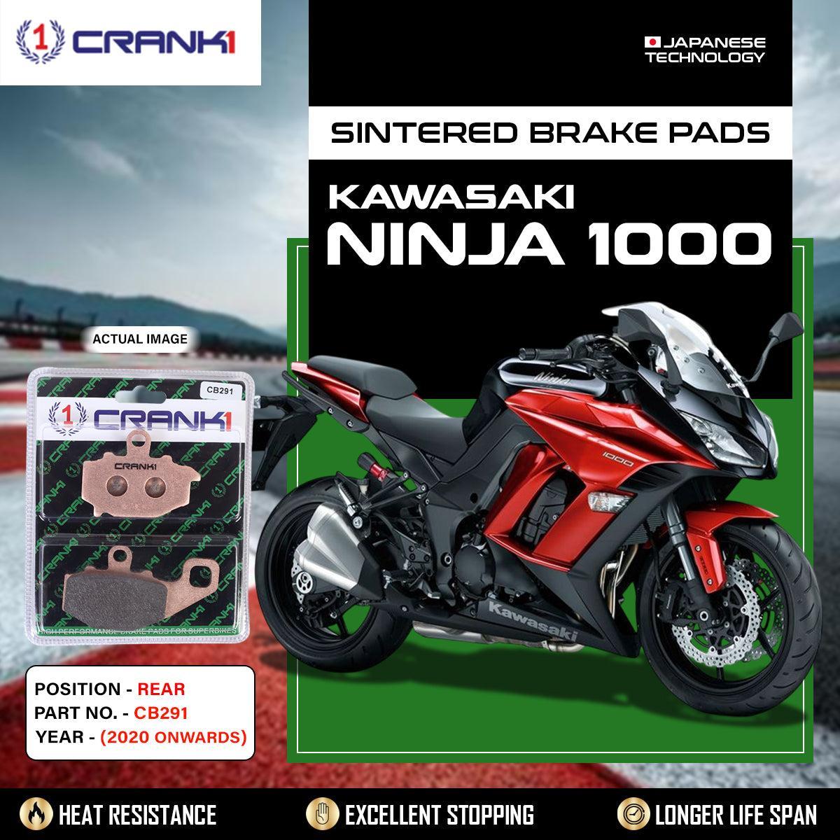 Sintered Brake Pads For Kawasaki Ninja 1000 (2020 Onwards) - Rear - CB291 - 1 Set