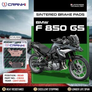 Sintered Brake Pads For BMW F 850 GS (2017-2020) - Rear - CB312 - 1 Set