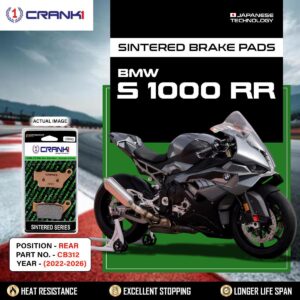 Sintered Brake Pads For BMW S 1000 RR (2022-2026) - Rear - CB312 - 1 Set