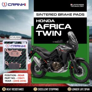 Sintered Brake Pads For Honda Africa Twin (2016-2019) - Rear - CB471 - 1 Set