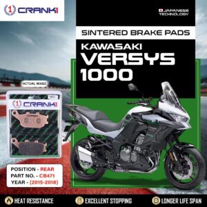 Sintered Brake Pads For Kawasaki Versys 1000 (2015-2018) - Rear - CB471 - 1 Set