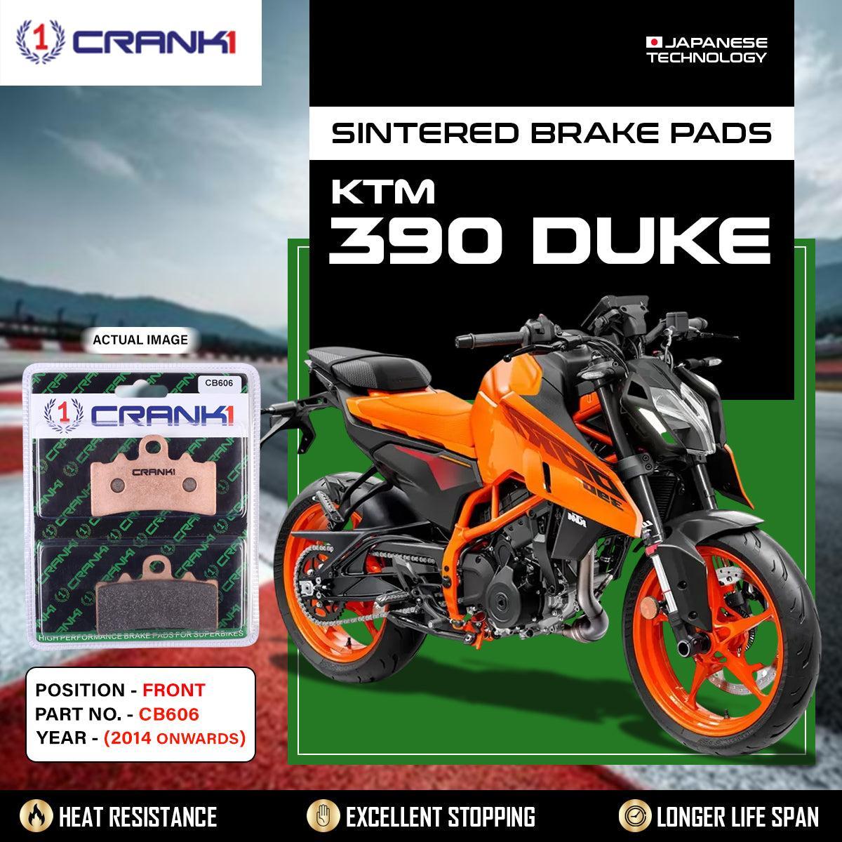 Sintered Brake Pads For KTM 390 Duke (2014 Onwards) - Front - CB606 - 1 Set