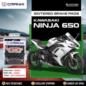 Sintered Brake Pads For Kawasaki Ninja 650 (2017 Onwards) - Front - CB622 - 2 Sets