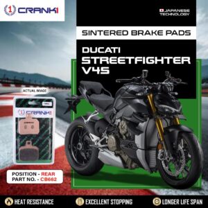 Sintered Brake Pads For Ducati Streetfighter V4S - Rear - CB662 - 1 Set
