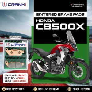 Sintered Brake Pads For Honda CB500X (2019-2023) - Front - CB691 - 1 Set