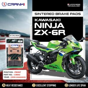 Sintered Brake Pads For Kawasaki Ninja ZX-6R (2019 Onwards) - Front - CB692 - 2 Sets