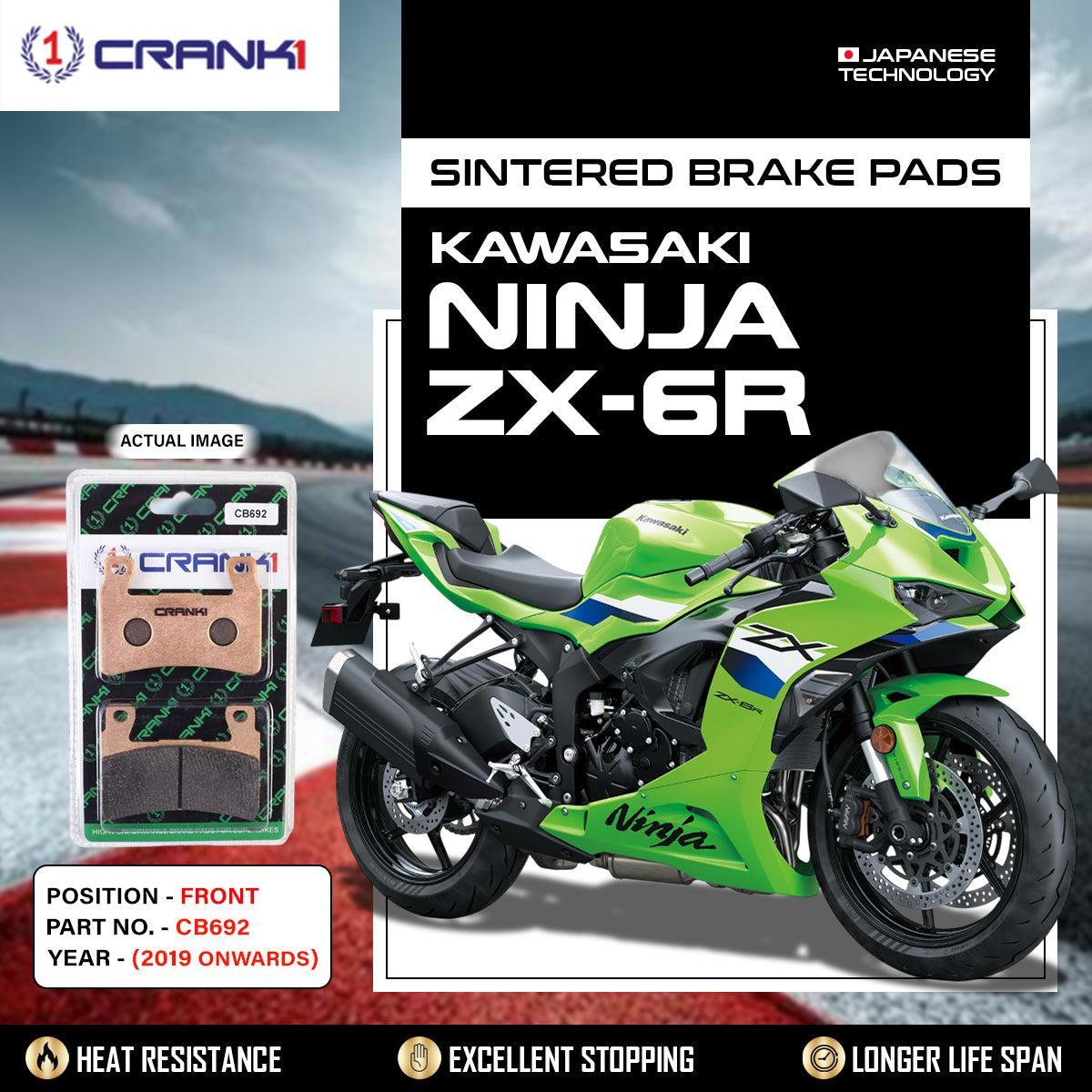 Sintered Brake Pads For Kawasaki Ninja ZX-6R (2019 Onwards) - Front - CB692 - 2 Sets