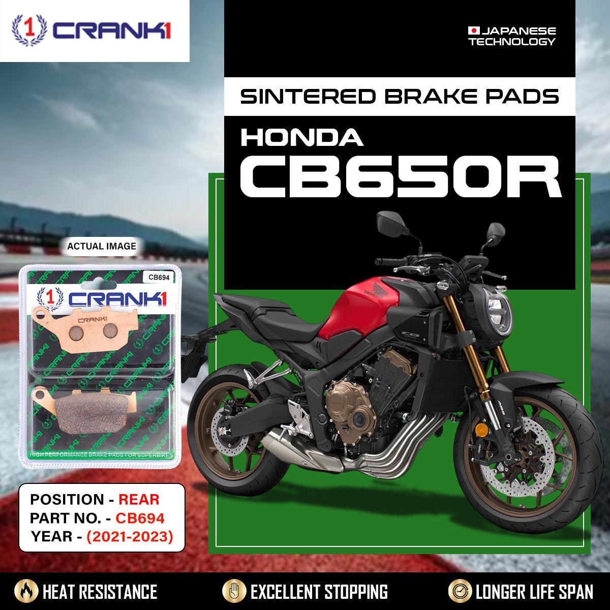Sintered Brake Pads For Honda CB650R (2021-2023) - Rear - CB694 - 1 Set