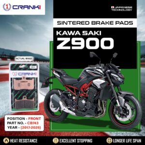 Sintered Brake Pads For Kawasaki Z900 (2017-2025) - Front - CB743 - 2 Sets Required