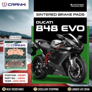 Sintered Brake Pads For Ducatiξ848 EVO (2011-2013) - Front - CB744 - 2 Sets