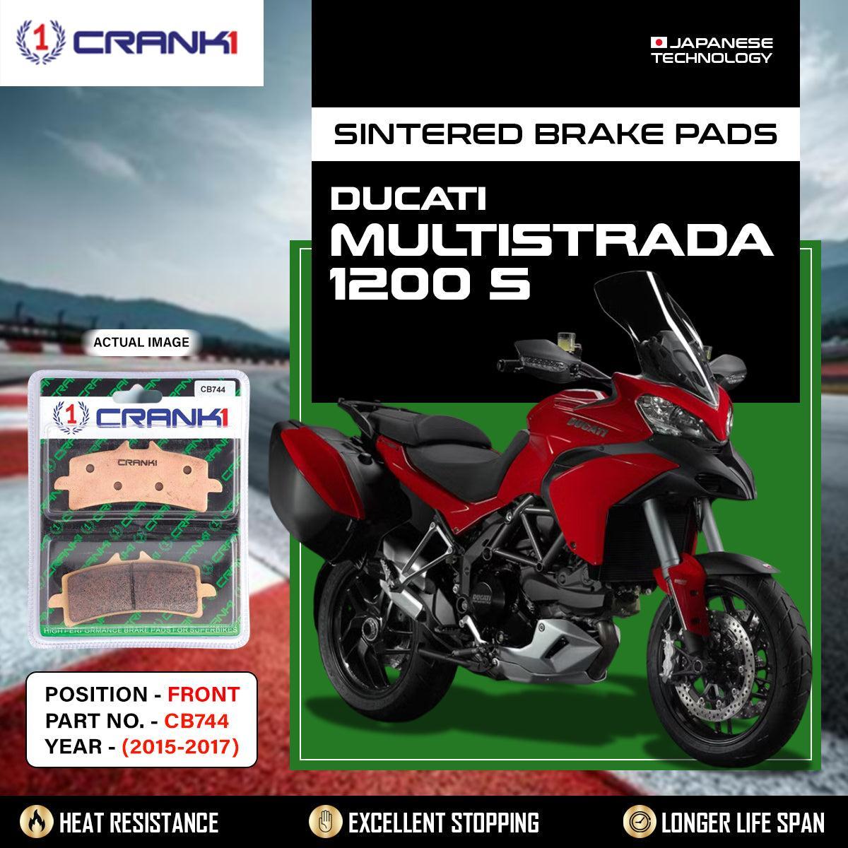 Sintered Brake Pads For Ducati Multistrada 1200Sξ(2015-2017) - Front - CB744 - 2 Sets