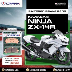 Sintered Brake Pads For Kawasaki Ninja ZX-14R (2011-2013) (2015-2020) - Front - CB744 - 2 Sets