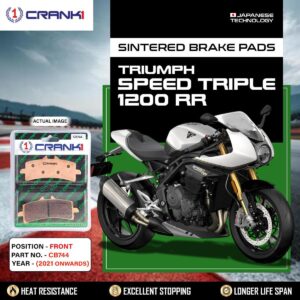 Sintered Brake Pads For Triumph Speed Triple 1200 RR (2021 Onwards) - Front - CB744 - 2 Sets