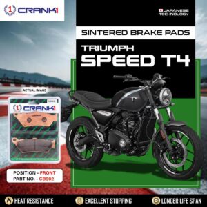 Sintered Brake Pads For Triumph Speed  T4 - Front - CB902 - 1 Set