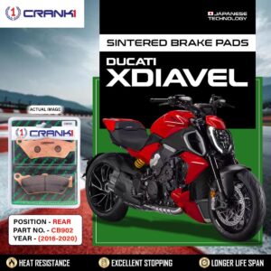 Sintered Brake Pads For Ducati XDiavel (2016-2020) - Rear - CB902 - 1 Set
