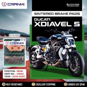 Sintered Brake Pads For Ducati XDiavel S (2016-2020) - Rear - CB902 - 1 Set
