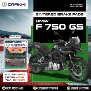 Sintered Brake Pads For BMW F 750 GS (2017-2024) - Front - CB902 - 2 Sets