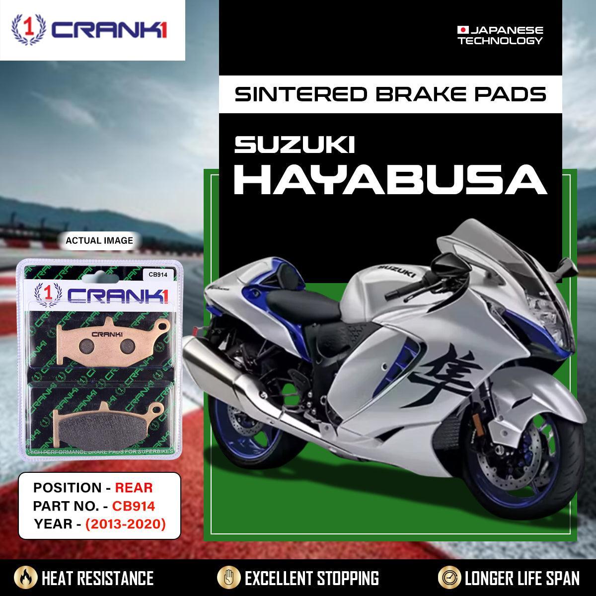 Sintered Brake Pads For Suzuki Hayabusaξ(2013-2020) - Rear - CB914 - 1 Set