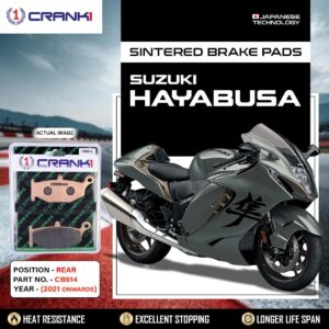 Sintered Brake Pads For Suzuki Hayabusaξ(2021 Onwards) - Rear - CB914 - 1 Set