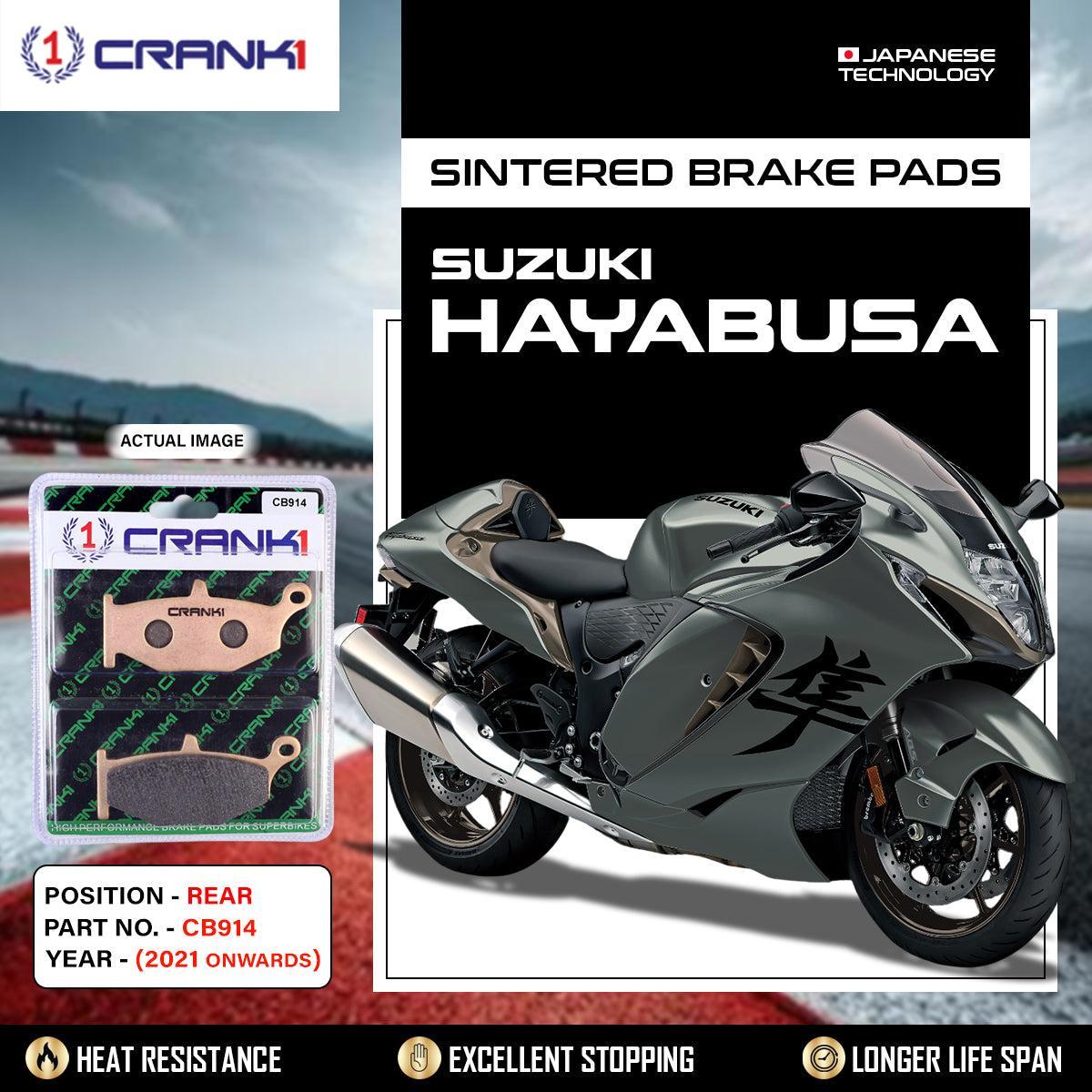 Sintered Brake Pads For Suzuki Hayabusaξ(2021 Onwards) - Rear - CB914 - 1 Set