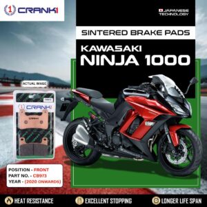 Sintered Brake Pads For Kawasaki Ninja 1000 (2020 Onwards) - Front - CB973 - 2 Sets