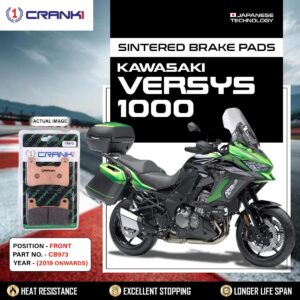 Sintered Brake Pads For Kawasaki Versys 1000 (2019 Onwards) - Front - CB973 - 2 Sets