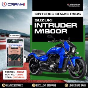 Sintered Brake Pads For Suzuki Intruder M1800R (2007-2018) - Front - CB973 - 2 Sets