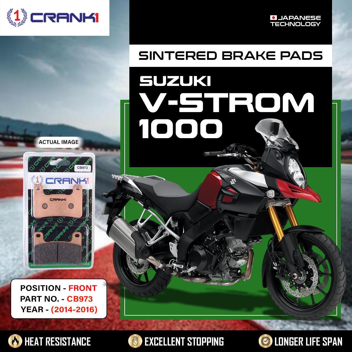 Sintered Brake Pads For Suzuki V-Strom 1000 (2014-2016) - Front - CB973 - 2 Sets