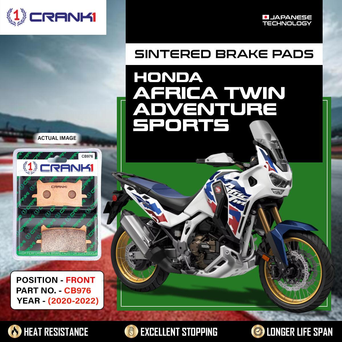 Sintered Brake Pads For Honda Africa Twin Adventure Sports (2020-2022) - Front - CB976 - 2 Sets