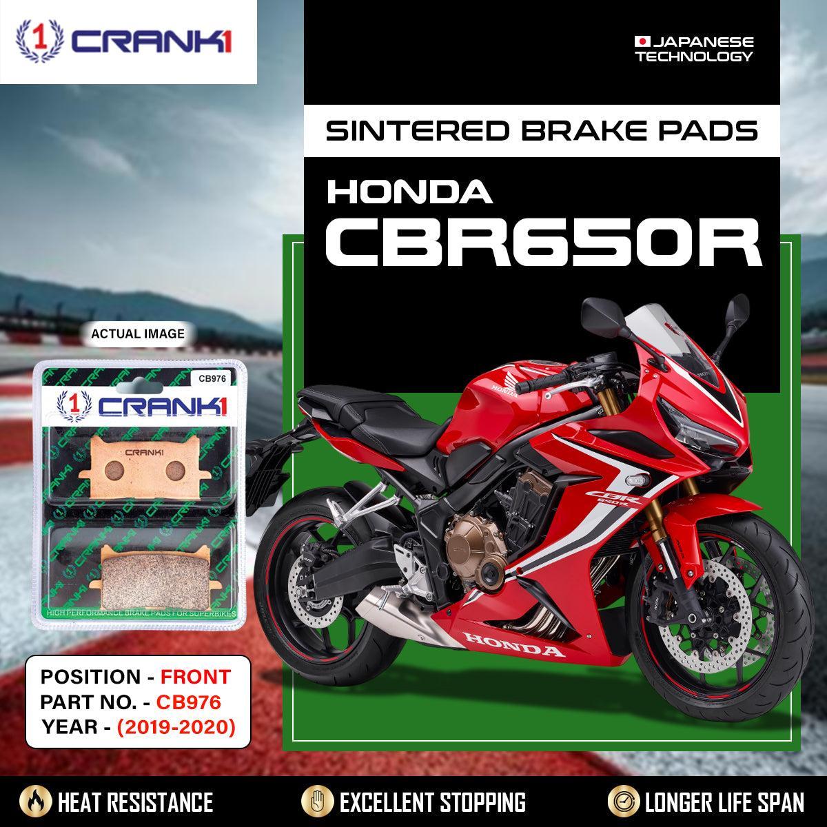 Sintered Brake Pads For Honda CBR650R (2019-2020) - Front - CB976 - 2 Sets